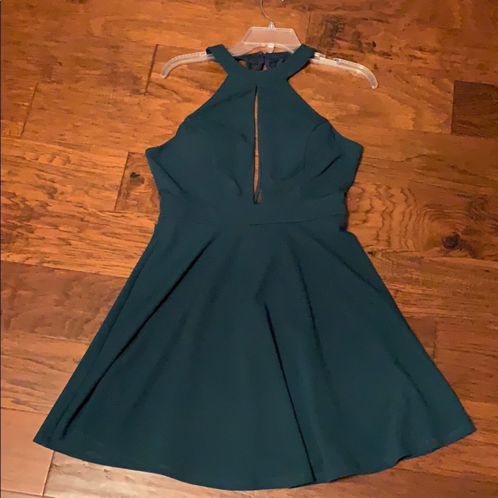 nordstrom brand green dress
